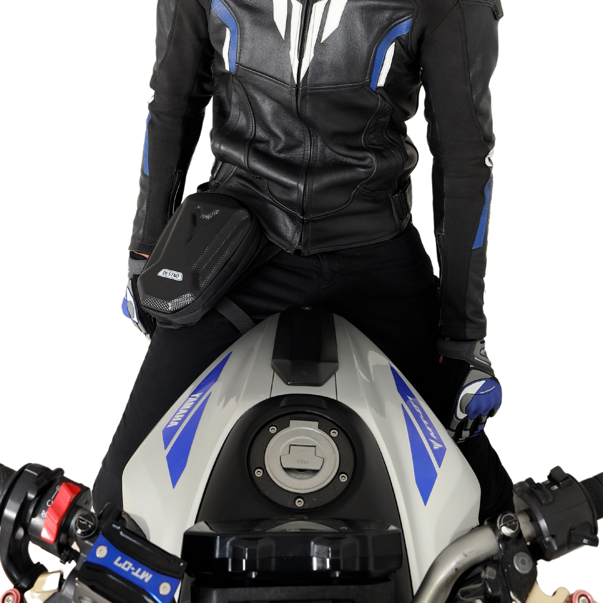Destno Motorcycle Biker Thigh Bag – EVA Hard Shell Leg & Waist Pack
