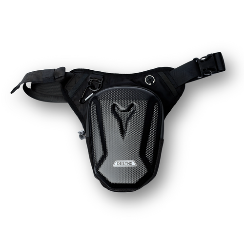 Destno Motorcycle Biker Thigh Bag – EVA Hard Shell Leg & Waist Pack